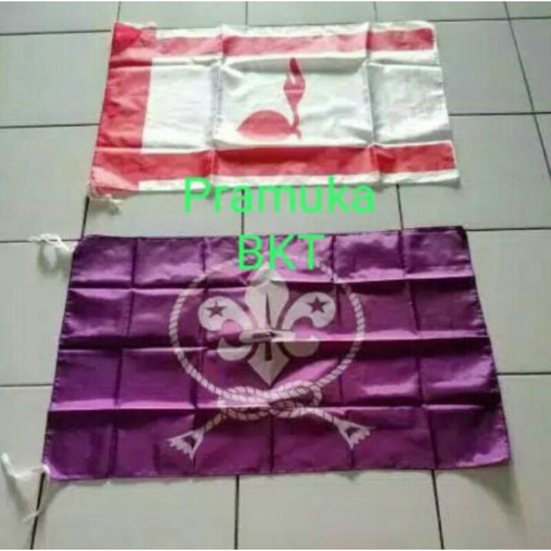 Bendera pandu tunas 60*90cm bijian harga grosir