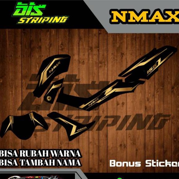 Striping Nmax Old Custom Gold Glossy