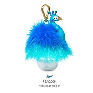 Peacock Blue Pocketbac Holder - BBW Ori Bath &amp; Body Works Hand Sanitizer