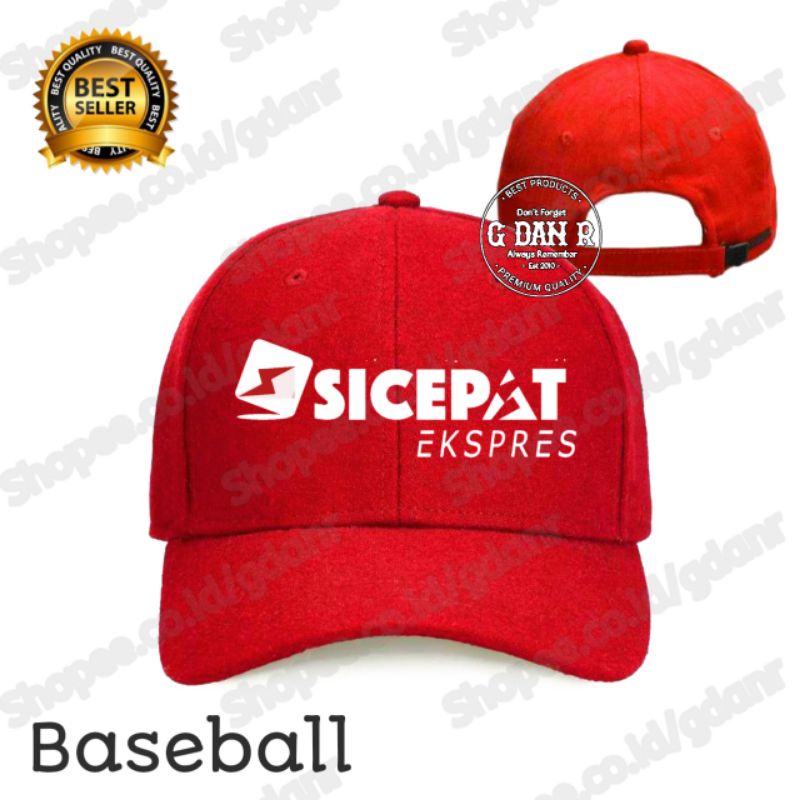 Topi Sicepat Ekspres Baseball - Topi Baseball Sicepat Ekspres