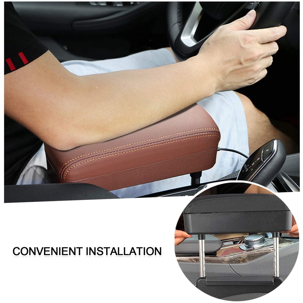 Car Seat Gap Armrest Sandaran Bantal Tangan Organizer Celah Rak Arm Rest Jok Mobil