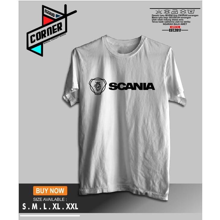 terbaru Kaos Baju Bismania Scania ORIGINAL MERCH KAPAKE CONCEPT   -mitra