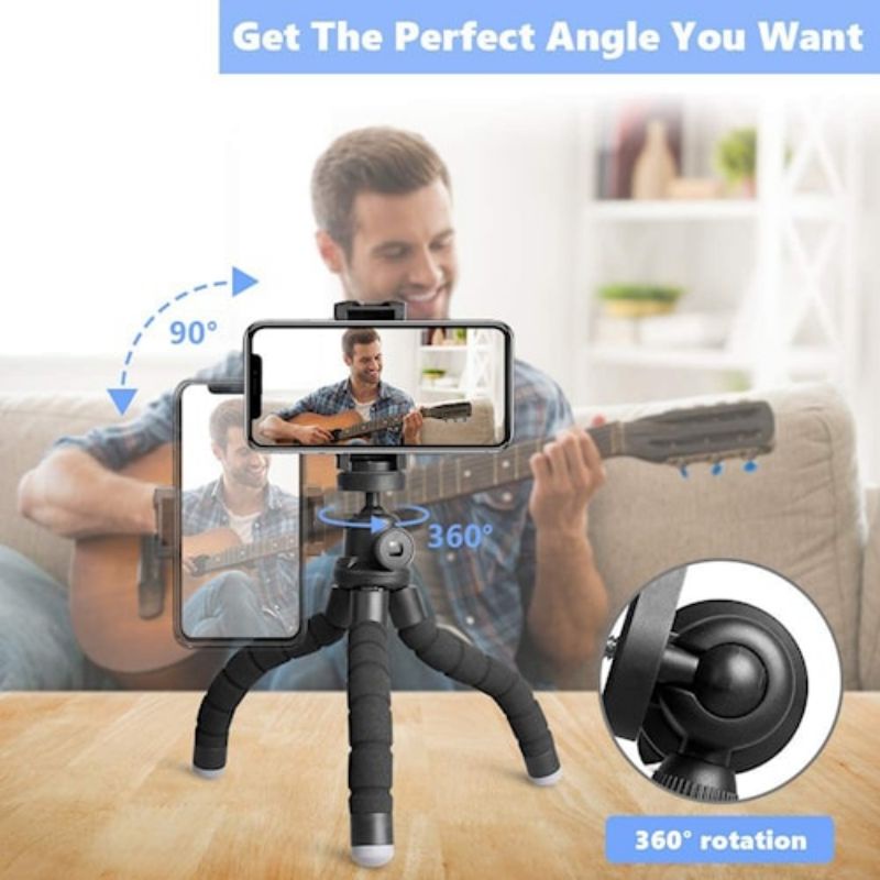 Tripod HP Spider Gurita Mini Fleksibel dan Kuat