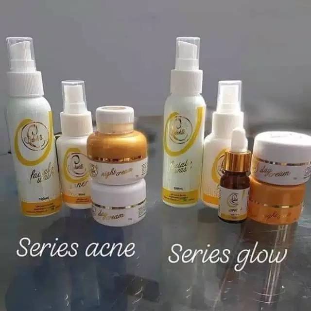 BEBWHITE C SKINCARE Paket Glow / Paket Acne Original BBC Bbwhite Bebwhite Glow Forte Memudarkan Flek