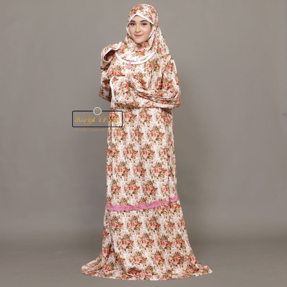 Mukena Katun Jepang Dewasa Mukena Katun Jepang Jumbo Kuning