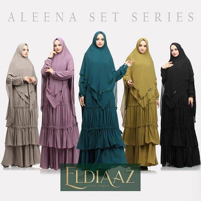 Aleena set series syari original by eldiaaz