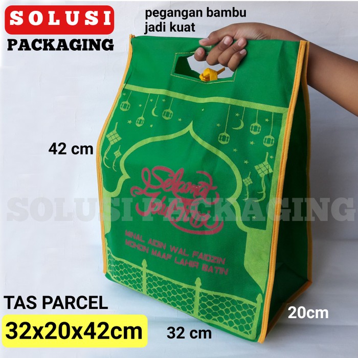 

ISI 12PCS TAS PARCEL LEBARAN 32x20x42CM /TAS BINGKISAN IDUL FITRI