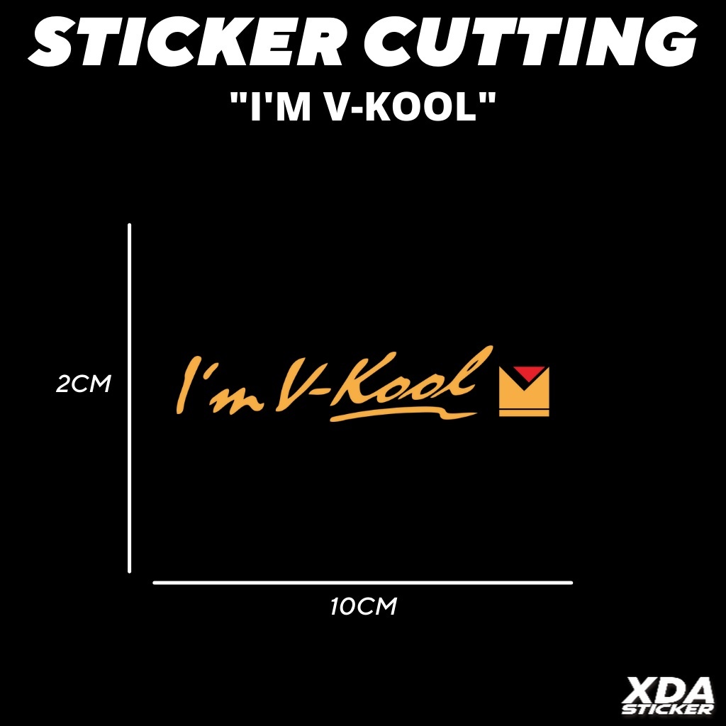 

STIKER/STICKER CUTTING I'M V-KOOL