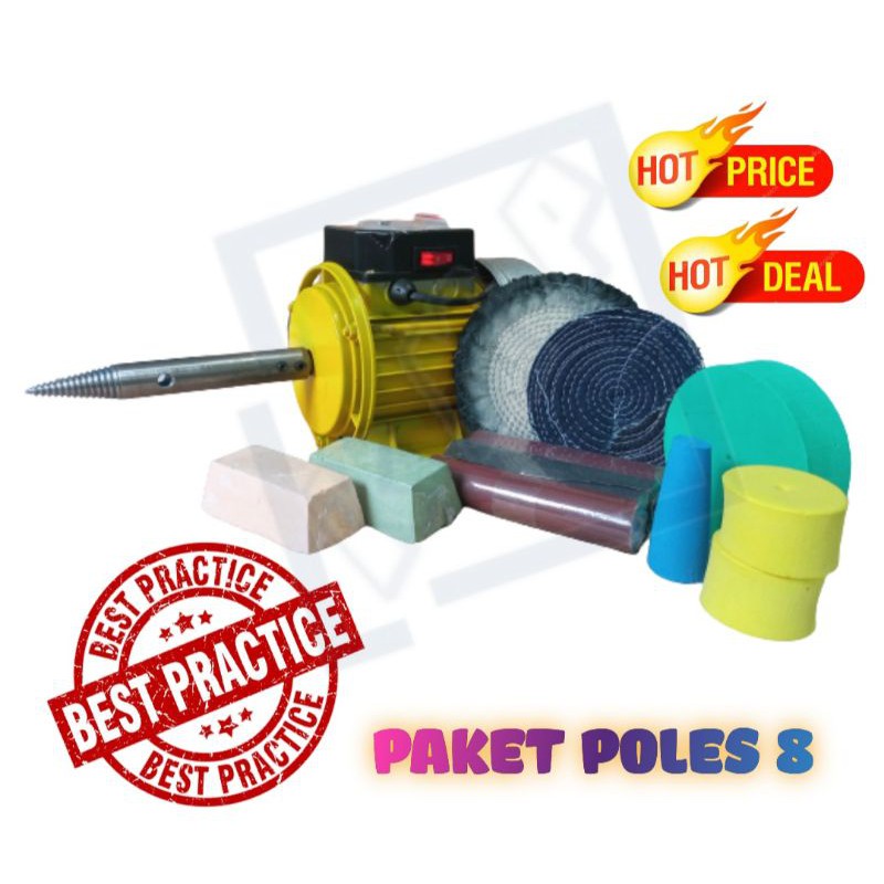 PAKET POLES 8 - DINAMO SET ¼ PK 2800rpm (BEST PRACTICE)