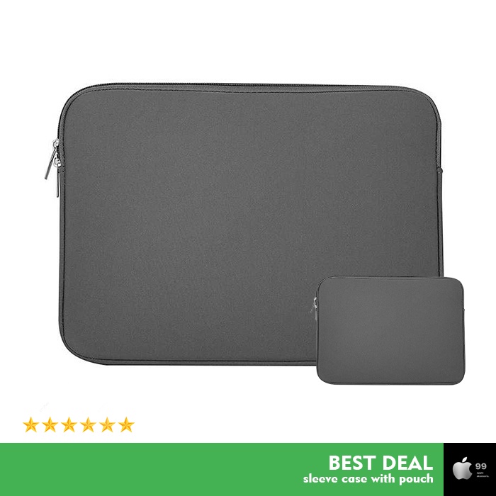 Tas Sleeve Case for Laptop New Macbook Air Pro M1 With Pouch 11 13 14 15 Inch