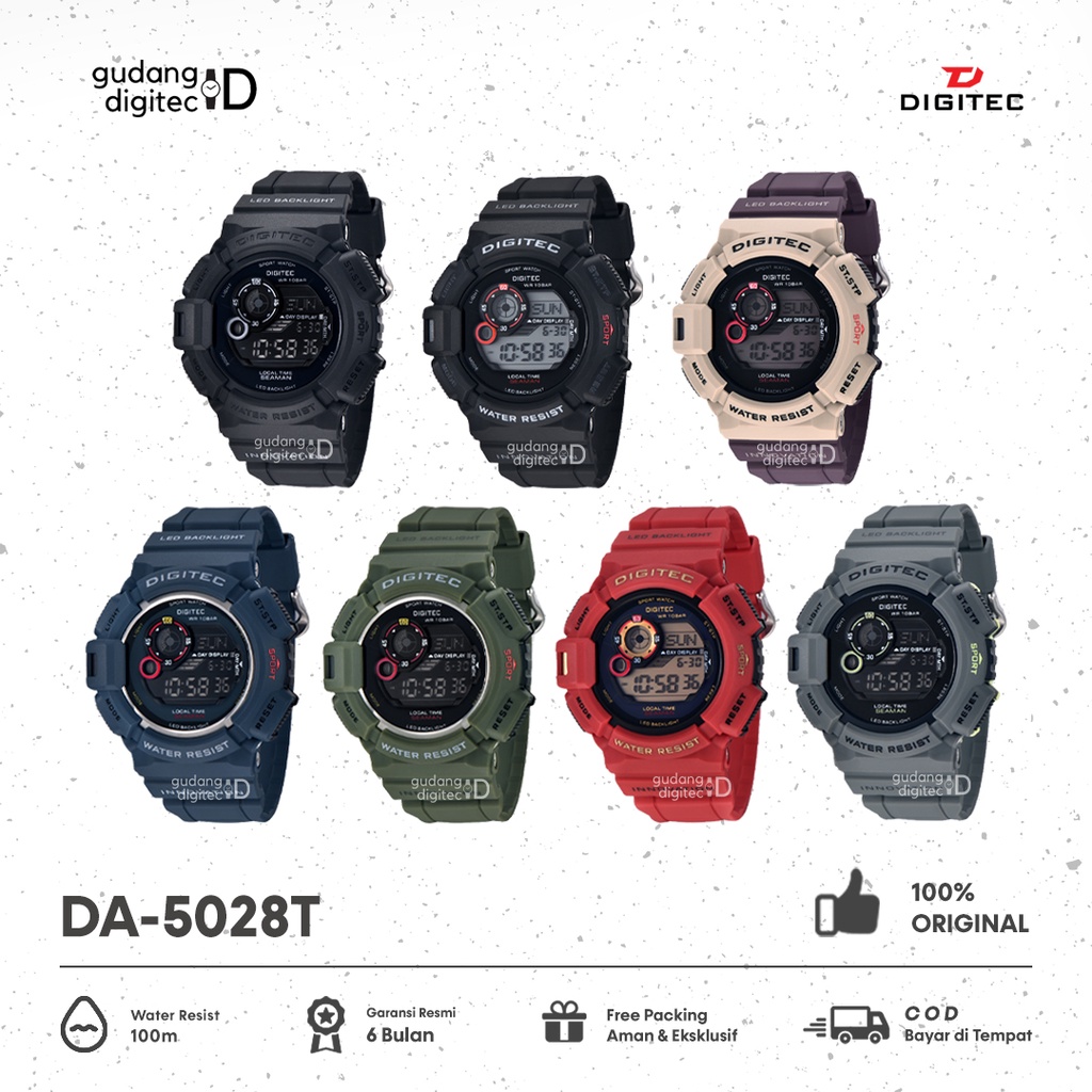 DIGITEC DG5028/ DG 5028/ DG-5028/ Jam Tangan Pria Original