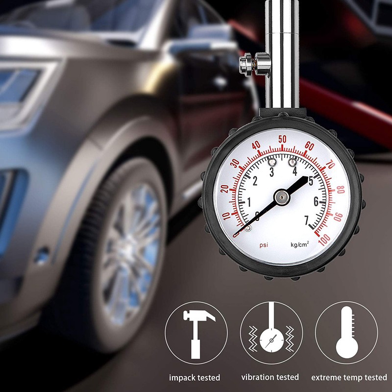 Tires Pressure Gauge
 - Long Metal Tire Air Pressure Gauge Automobile Tyres Pressure Measuring Vehicle Gauge Tester Tool Shopee Indonesia