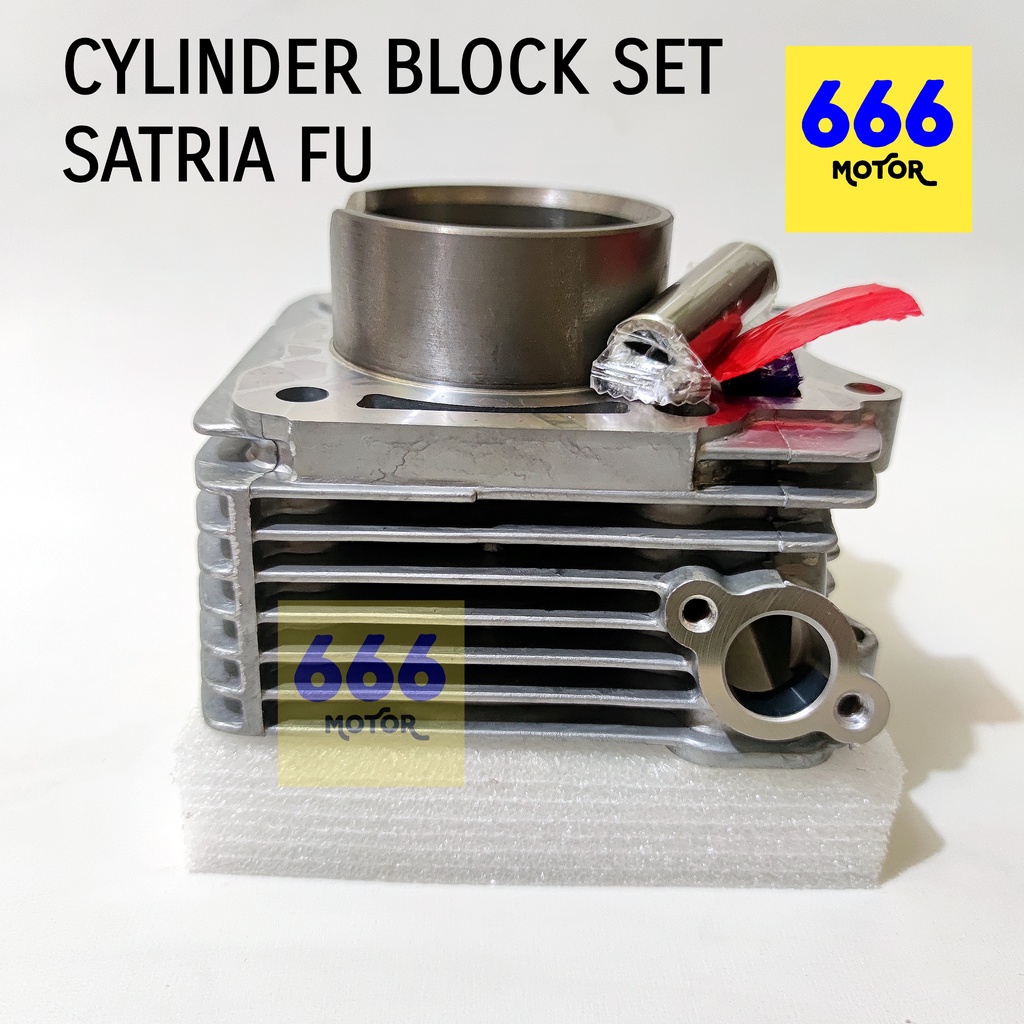 SILINDER BLOK CYLINDER BLOCK SEHER PISTON HEAD  DAN SEHER KIT BORING SATRIA FU