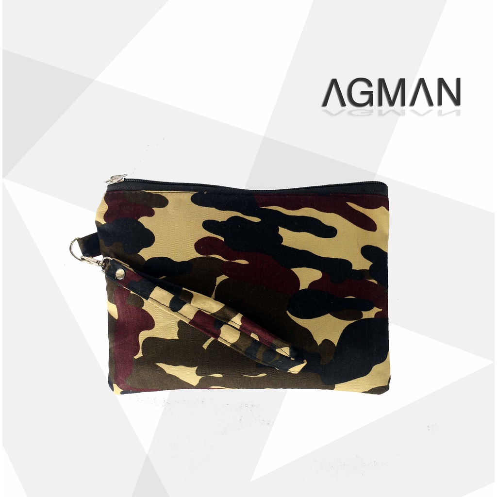 Tas Tangan Clutch Army Atau Pouch Army Bisa Untuk Tempat Vapor