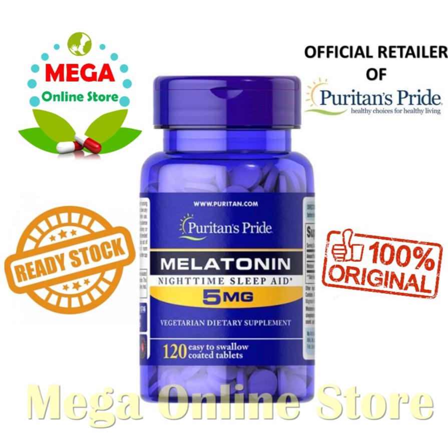 Puritan Pride Extra Strength Melatonin 5 mg 120 Tablets