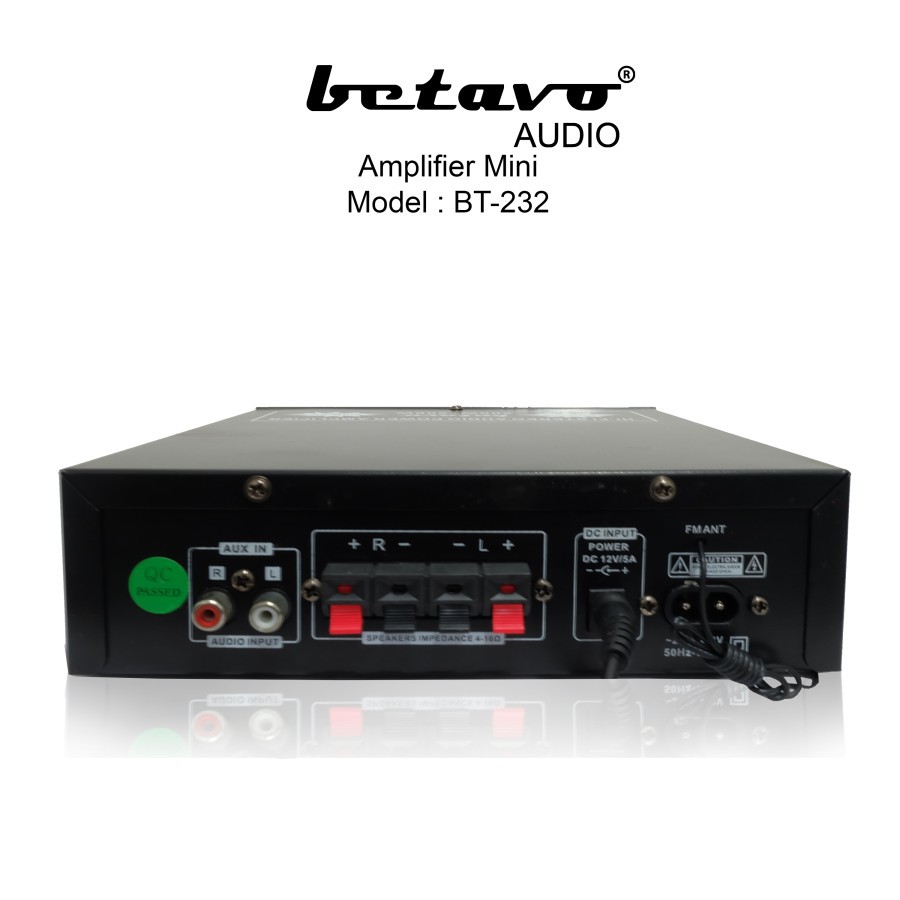 BETAVO MINI AMPLIFIER BT 232 PROFESSIONAL AMPLIFIER