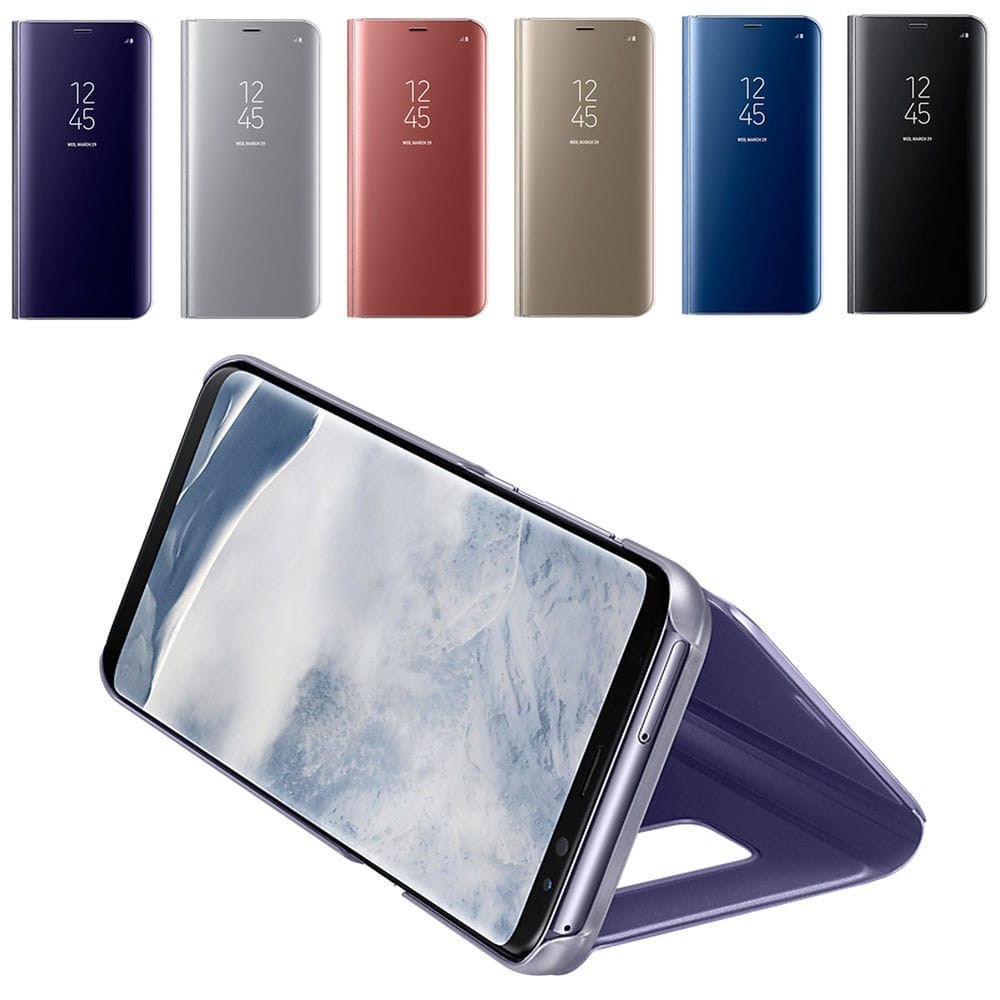 Flip Case Flip Mirror Clear View Standing Cover Samsung Galaxy Note 10 Plus Note10 Plus Note10+
