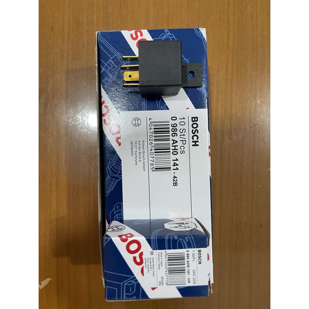 TERMURAH RELAY RELAI BOSCH KAKI 4 24V 20A BOSCH ORIGINAL RILEY MURAH UNTUK KLAKSON dan LAMPU TRUCK BUS