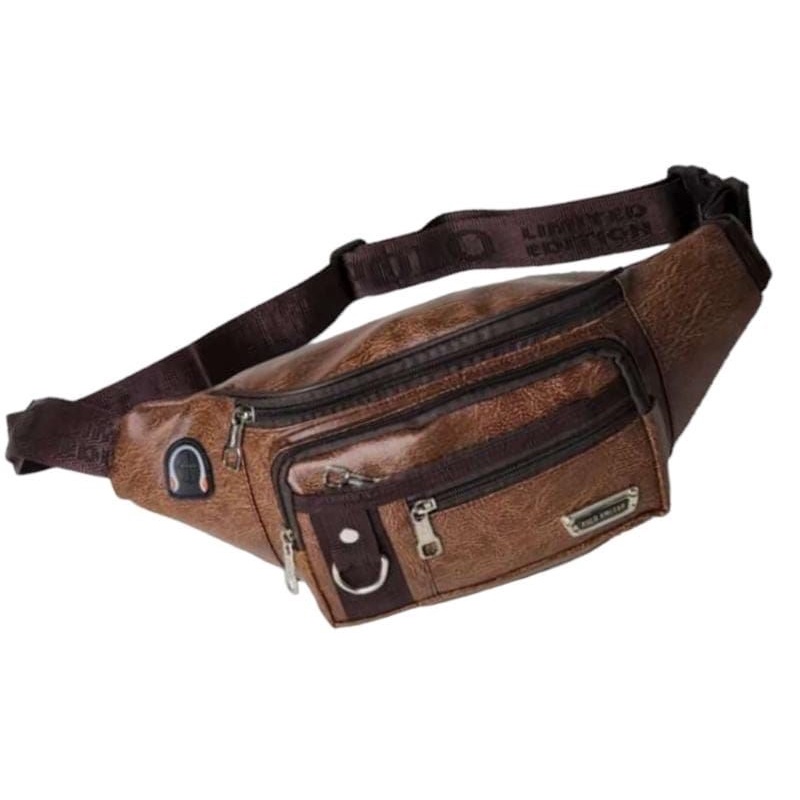 Tas Selempang PriaWaistbag POLO AMSTAR Adventur Casual Bag JJA