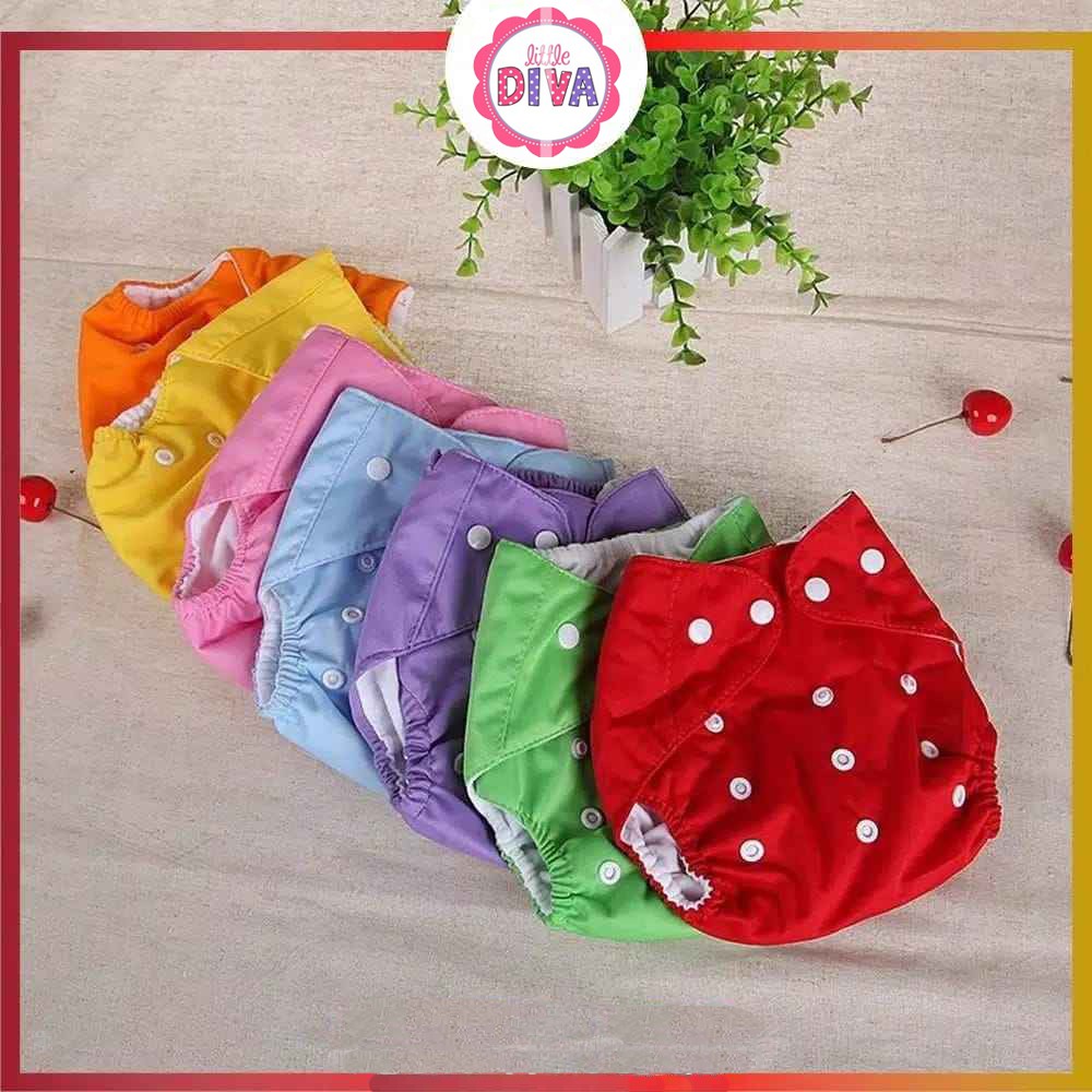 CLODI + INSERT Popok Bayi bahan Kain Kancing Cloth Diaper bisa dicuci pengganti diapers chn