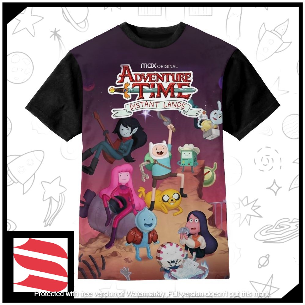 Baju Kaos Anak Adventure Time Distant Lands