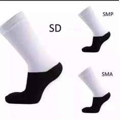 KAOS KAKI SEKOLAH PUTIH TELAPAK HITAM SD SMP SMA