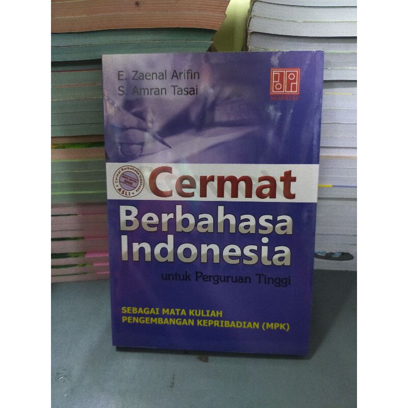 buku cermat berbahasa indonesia e.zaenal arifin