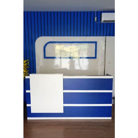 Jual Meja Resepsionis Meja Counter Meja Bar Meja Kasir Furniture Custom