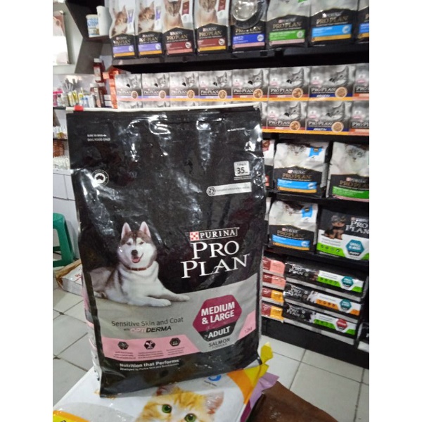 EXPEDISI~Proplan medium &amp; large sensitive skin n coat salmon 12kg