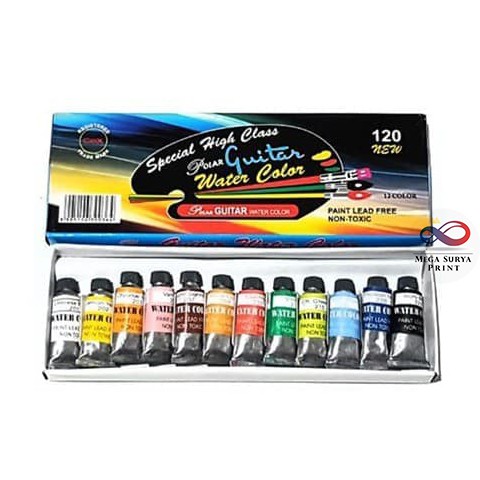 

Polar Guitar Cat Air Water Color 12 warna
