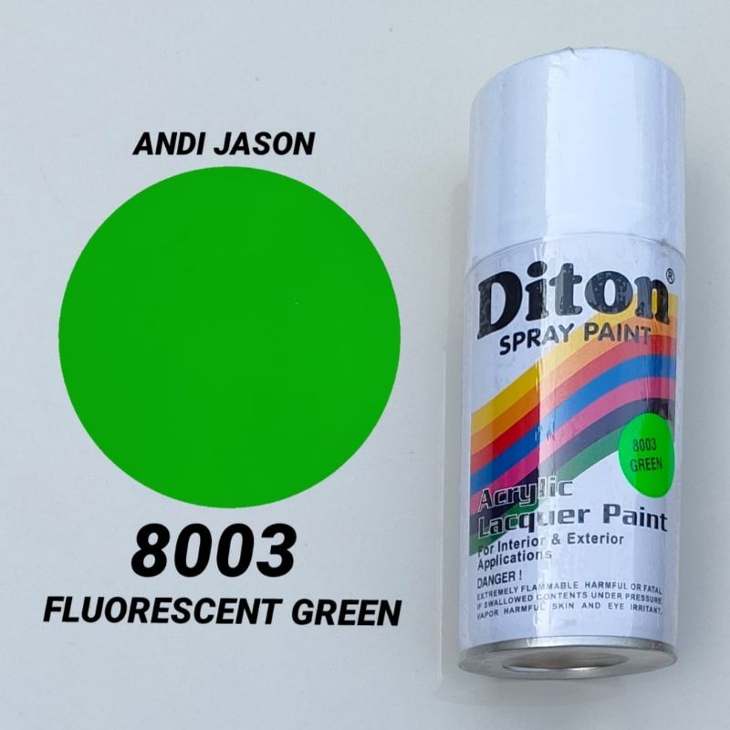 DITON CAT SEMPROT 300CC NO 8003 FLUORESCENT GREEN