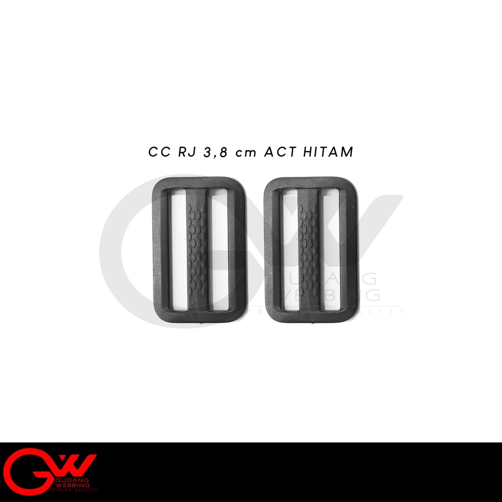 Ring Jalan 3.8Cm Hitam Acetal | SQ 838 ACT HITAM