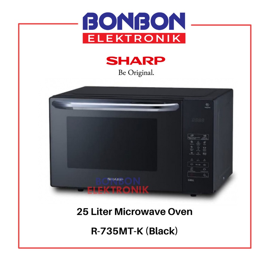 Sharp Microwave Grill Oven R 735 MT (K) / R735MTK / R 735MT Hitam