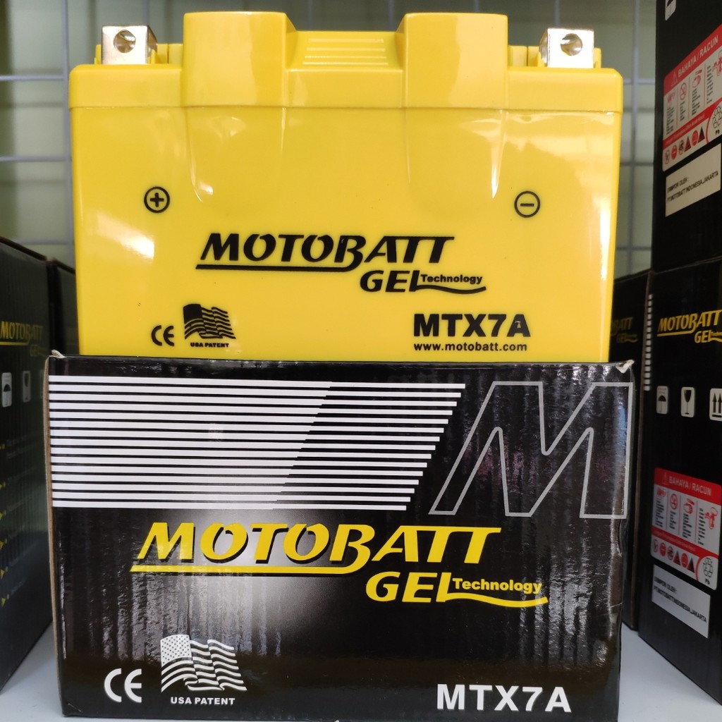 MOTOBATT MTX7A AKI MOTOR NINJA FI 250 ACCU INAZUMA 250 MOTOBATT MTX 7A MBTX9U