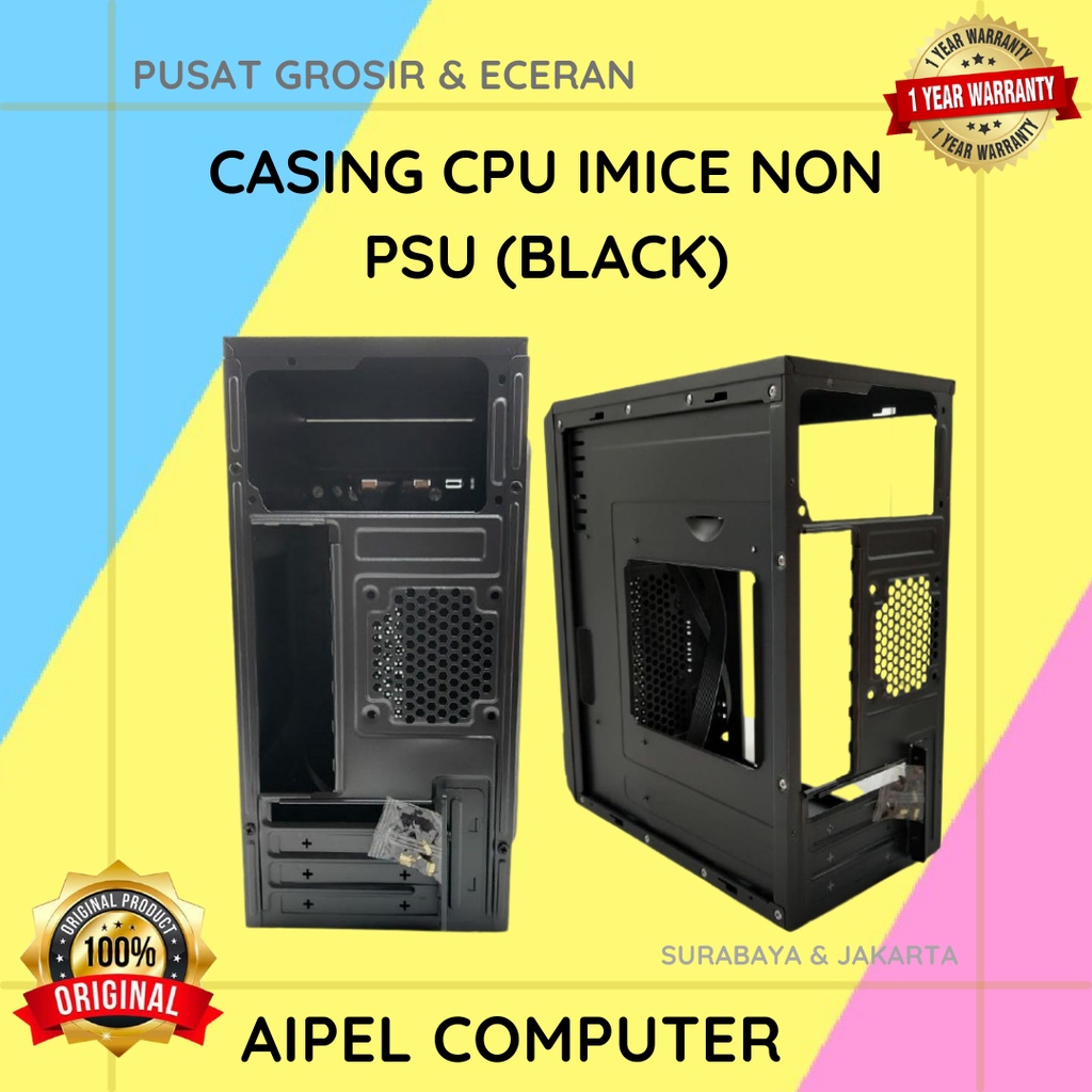 IMICE | CASING CPU IMICE NON PSU (BLACK)