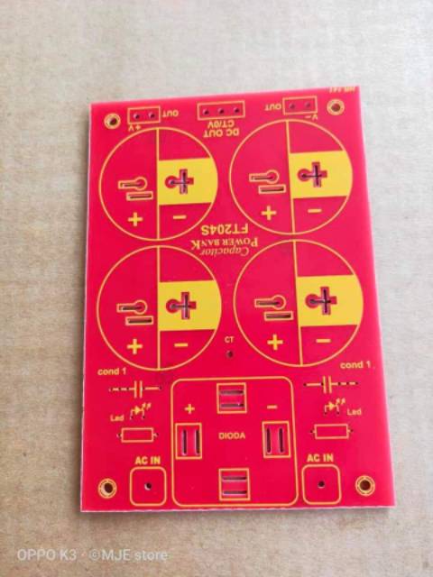 PCB POWER SUPLAI 4 ELCO