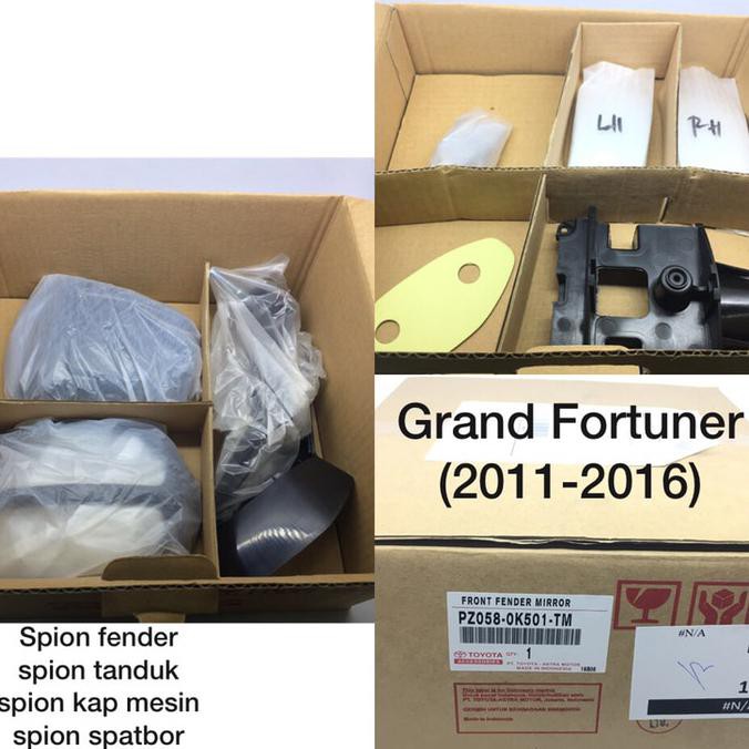 Tanduk Kap Mesin Spatbor (Spion Fender) Fortuner PZ058-0K501-TM
