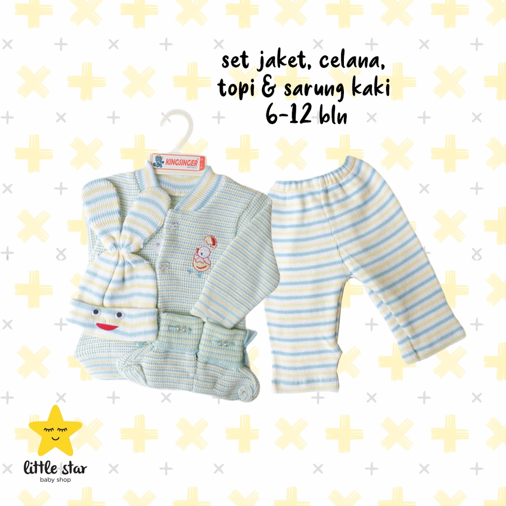 King Singer - Set Jaket Anak Bayi | Setelan Jacket Bayi Cowok Cewek | Baby Boy Girl