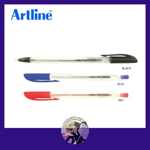 

[PCS] PULPEN / BALLPOINT SEMI GEL ARTLINE EGB SG-2 HITAM / BIRU / MERAH*