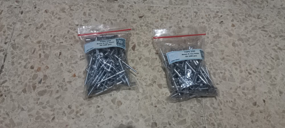 Paku Rivet - Type 550 Ecer 100 Pcs