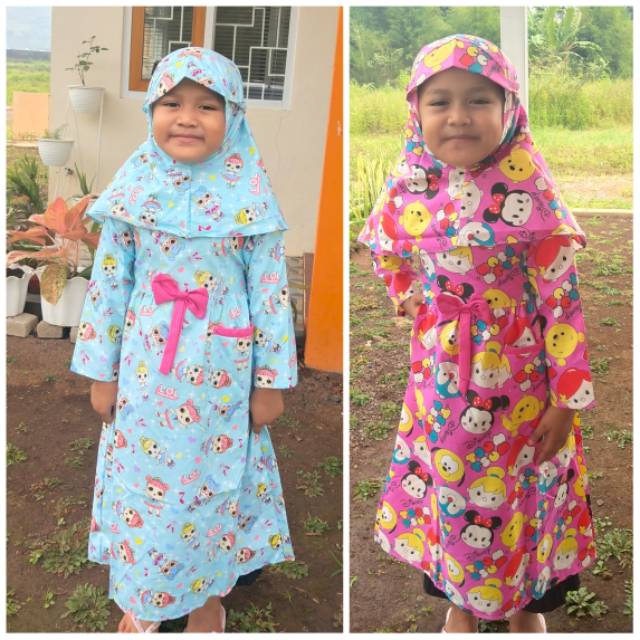 GAMIS ANAK SAKU CATRA UMUR 2 -6  TAHUN