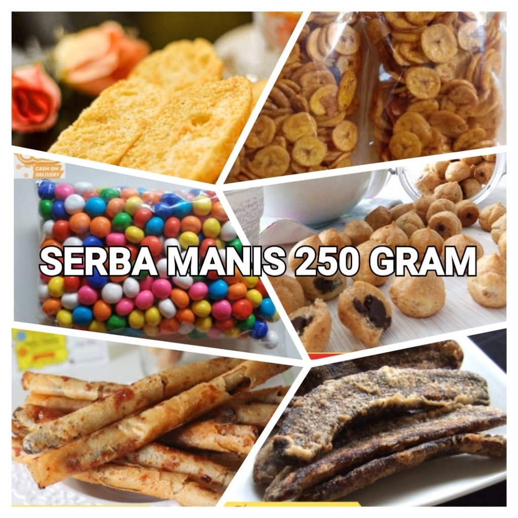 

CAMILAN MANIS MAKANAN RINGAN JAJANAN JADUL SNACK KILOAN 250 GRAM