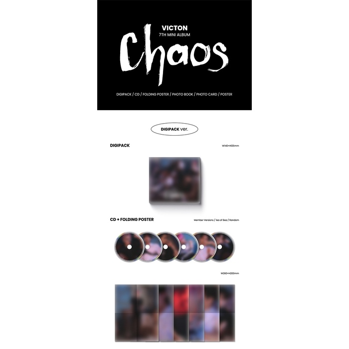 VICTON - 7th Mini Album CHAOS (Fate, Control, Jewel)