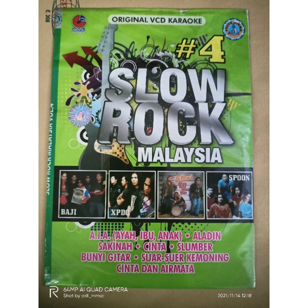VCD original slow rock Malaysia vol.4