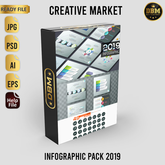 Infographic Pack 2019 - Vector Designs