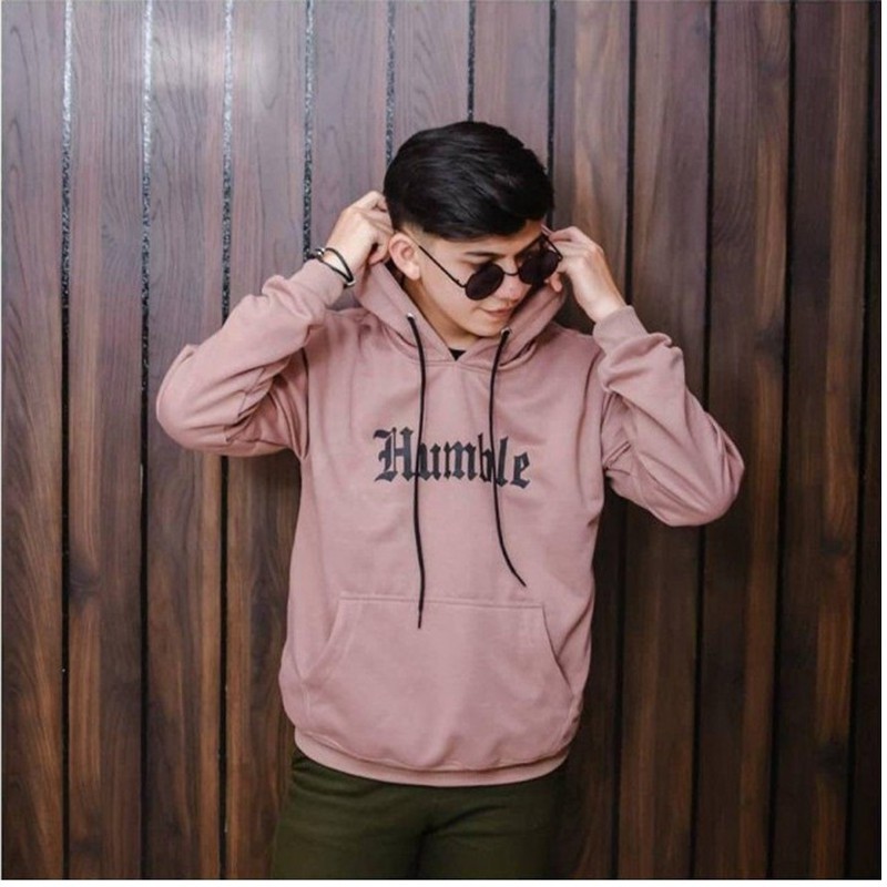 IvannaCollection Sweater Hoodie Humble Pria dan Wanita Couple Pasangan Bahan Fleece Premium