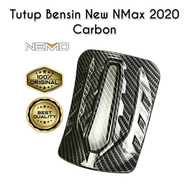 TUTUP BENSIN NEW NMAX 2020 KARBON NEM0 | TUTUP TANKI NMAX | COVER BENSIN NMAX MHR