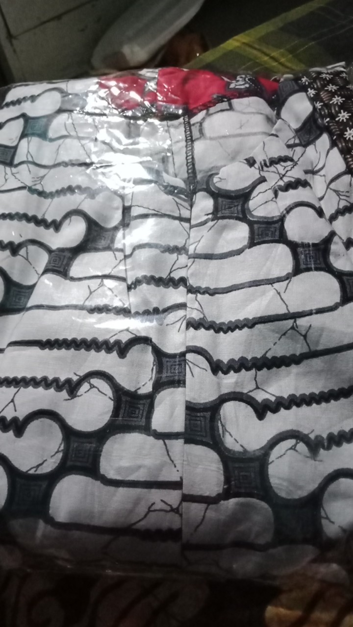 Gamis Batik Modern Murah Katun Halus Kombinasi Truntum, Ori Batik Aksara Pekalongan Big Size Jumbo