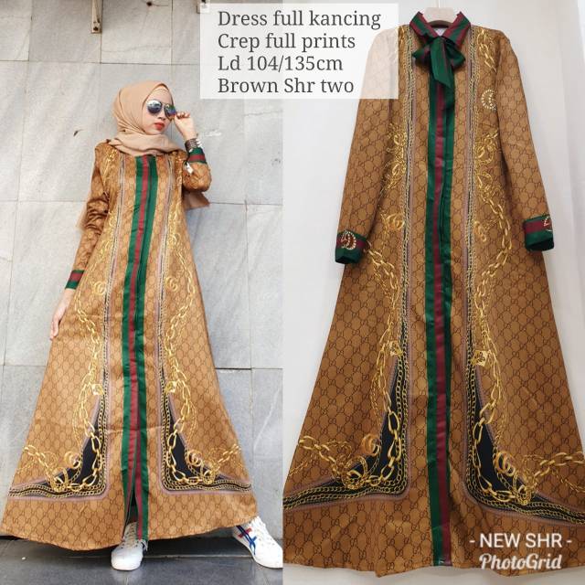 ORI SHR 100%... DRESS GUCCI RANTAI
