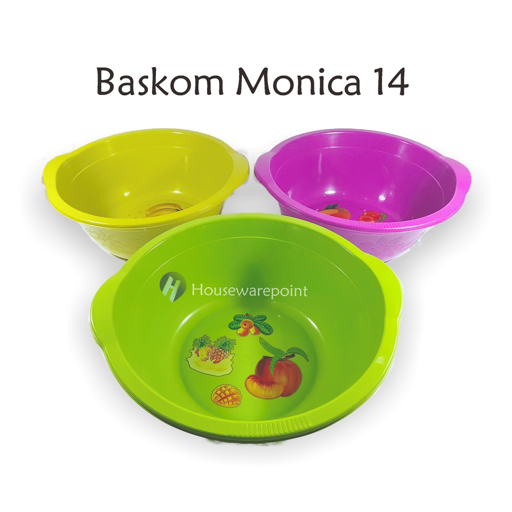 6 pcs Baskom murah/ Baskom Monica / Baskom plastik 14